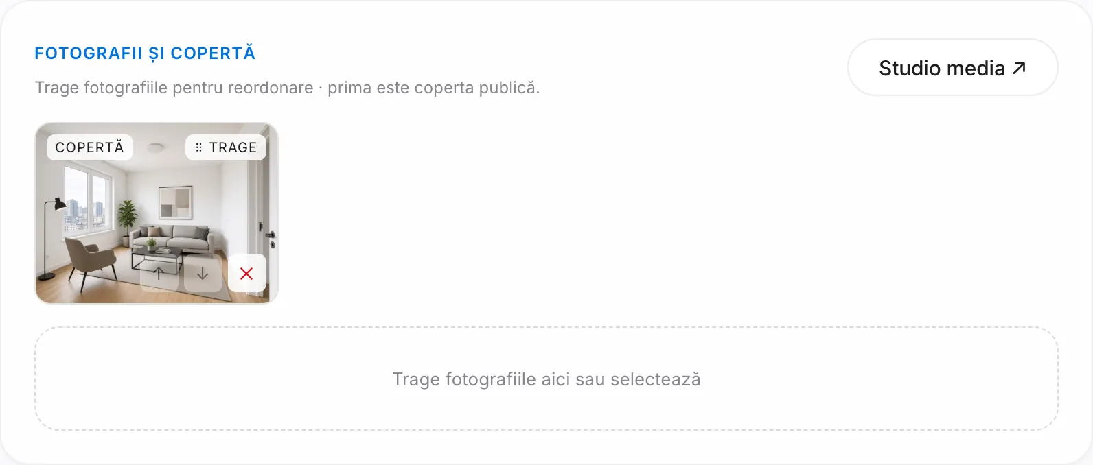 Fotografiile și coperta